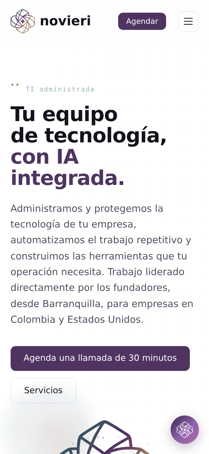 inicio · español · teléfono